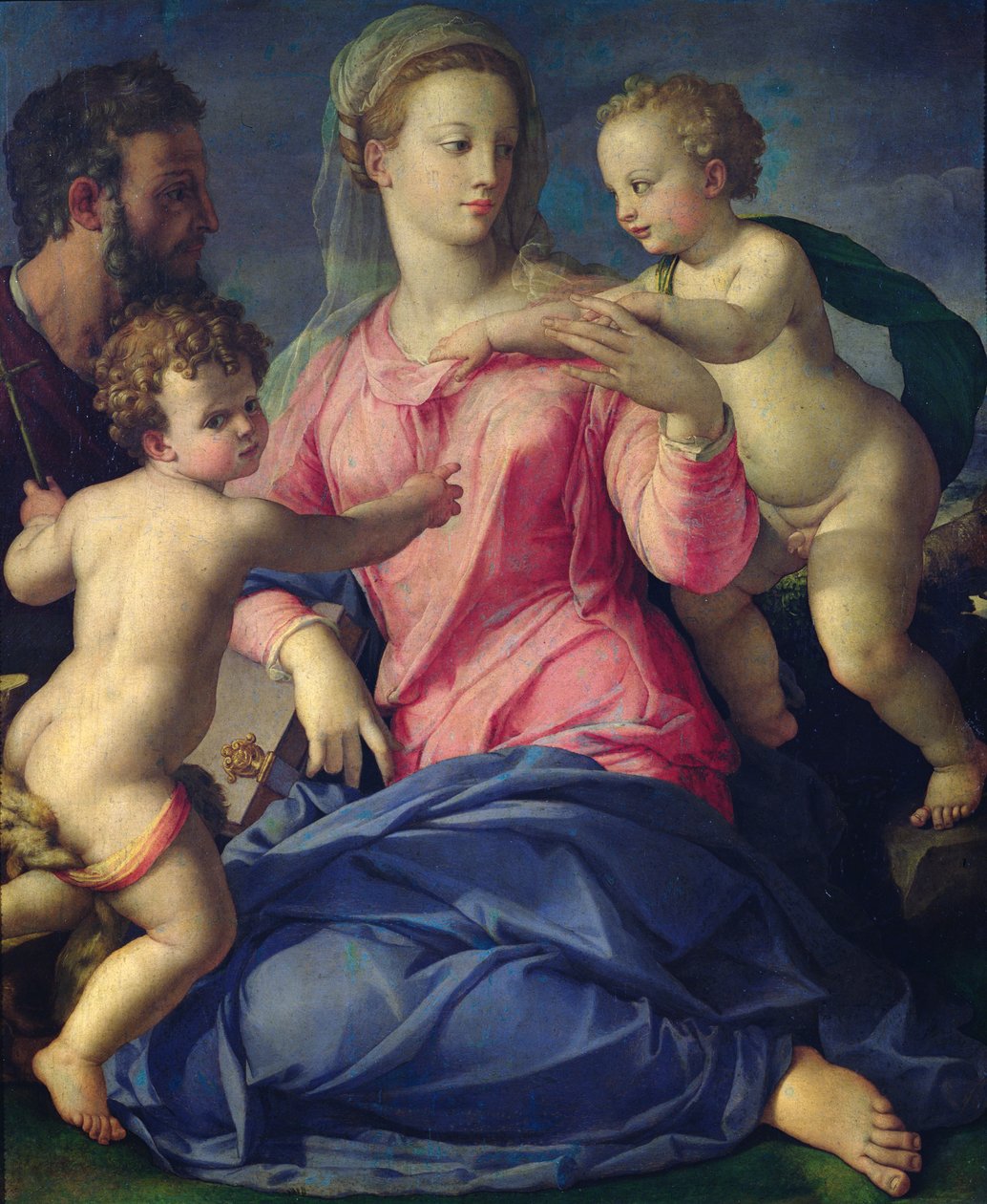 Pyhä perhe tekijältä Agnolo Bronzino