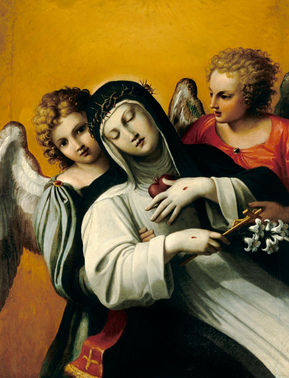 Pyhän Katariinan Sienan ekstaasi tekijältä Agostino Carracci
