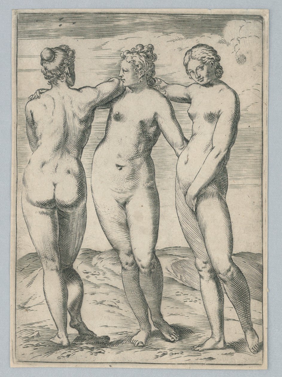 Kolme armoa tekijältä Agostino Carracci