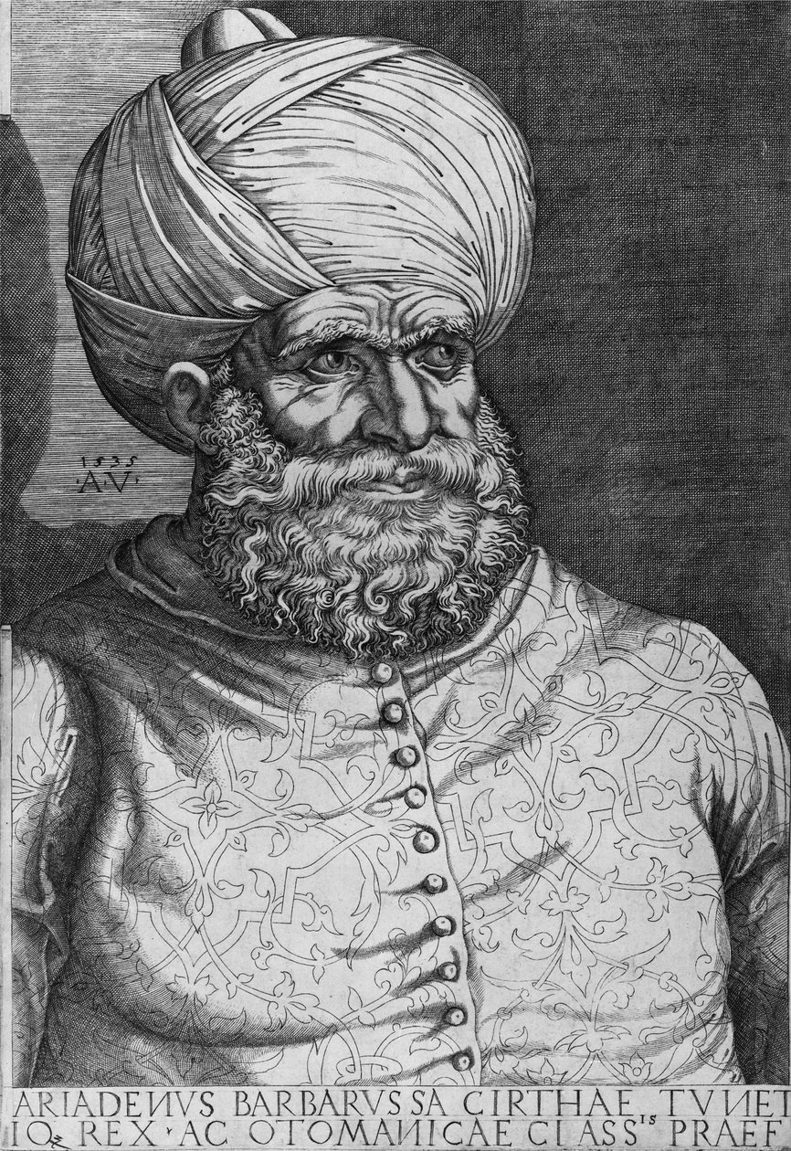 Barbarossa (Khayr ad-Din) (k.1546) 1535 tekijältä Agostino Musi