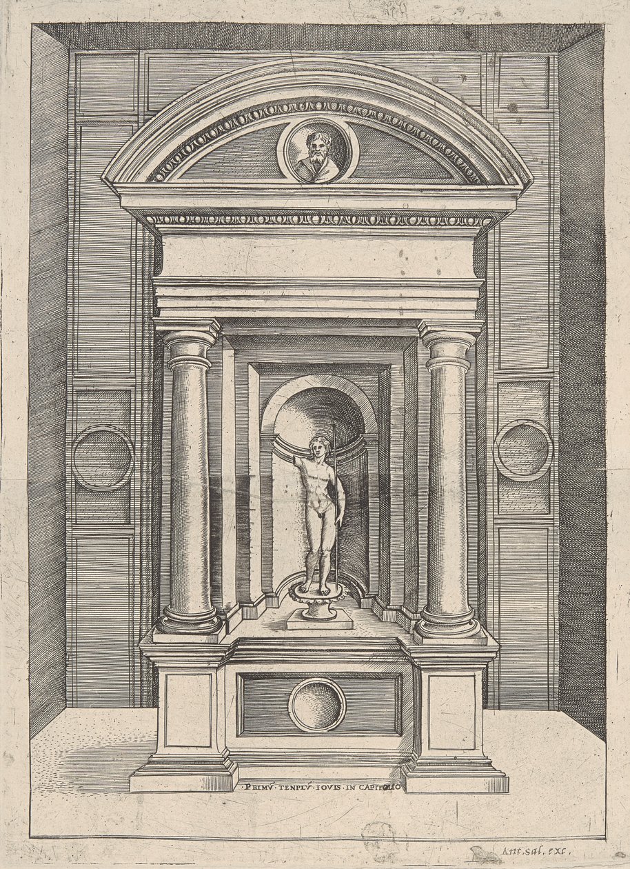 Ensimmäinen Tenplum-torstai Capitolissa tekijältä Agostino Veneziano
