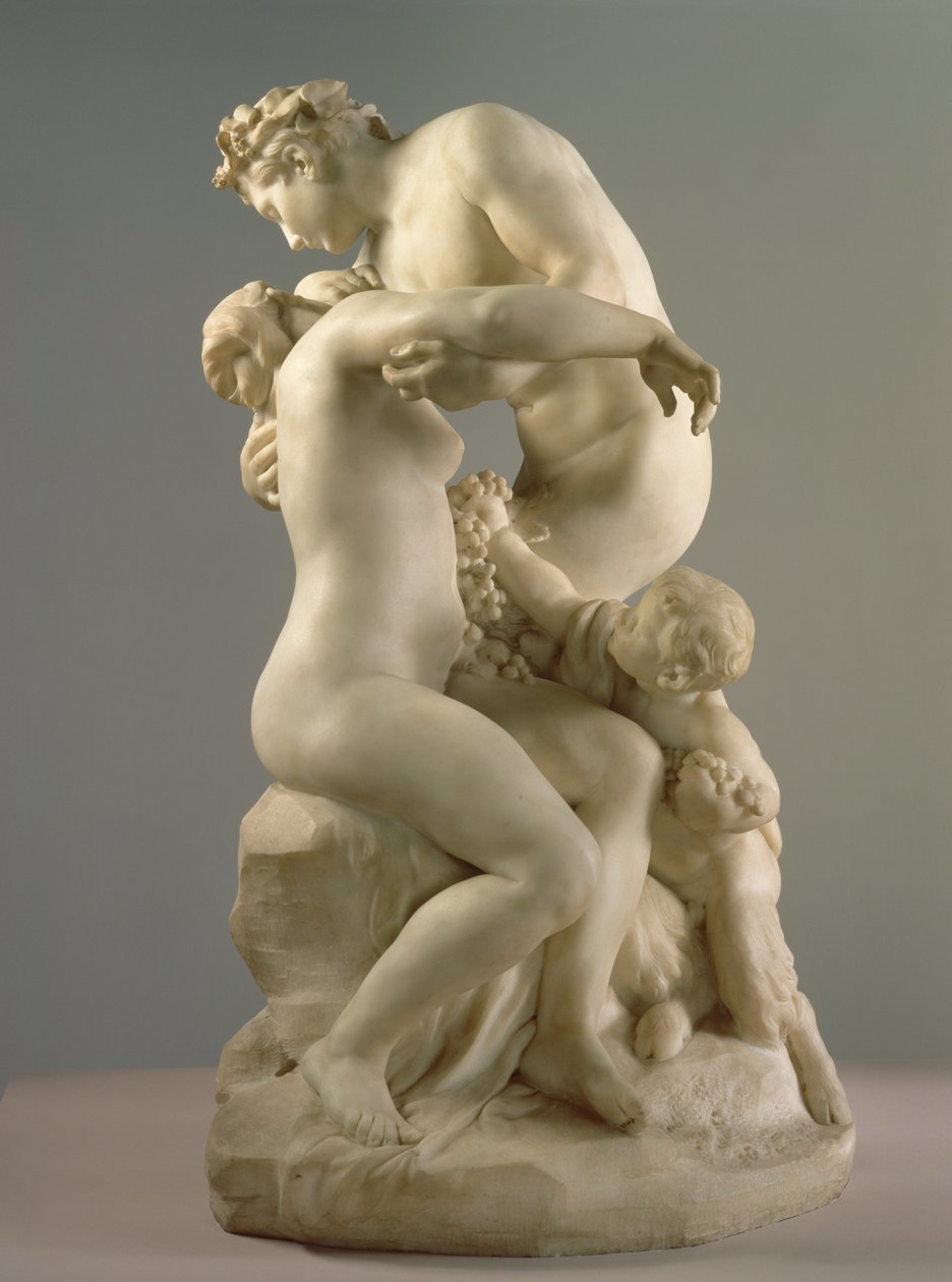 Bacchus ja Ariadne, 1894 tekijältä Aime Jules Dalou