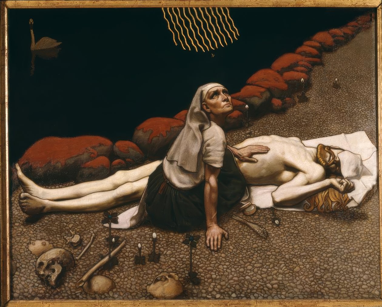 A.Gallen-Kallela, Mutter des Lemminkain. tekijältä Akseli Gallen Kallela