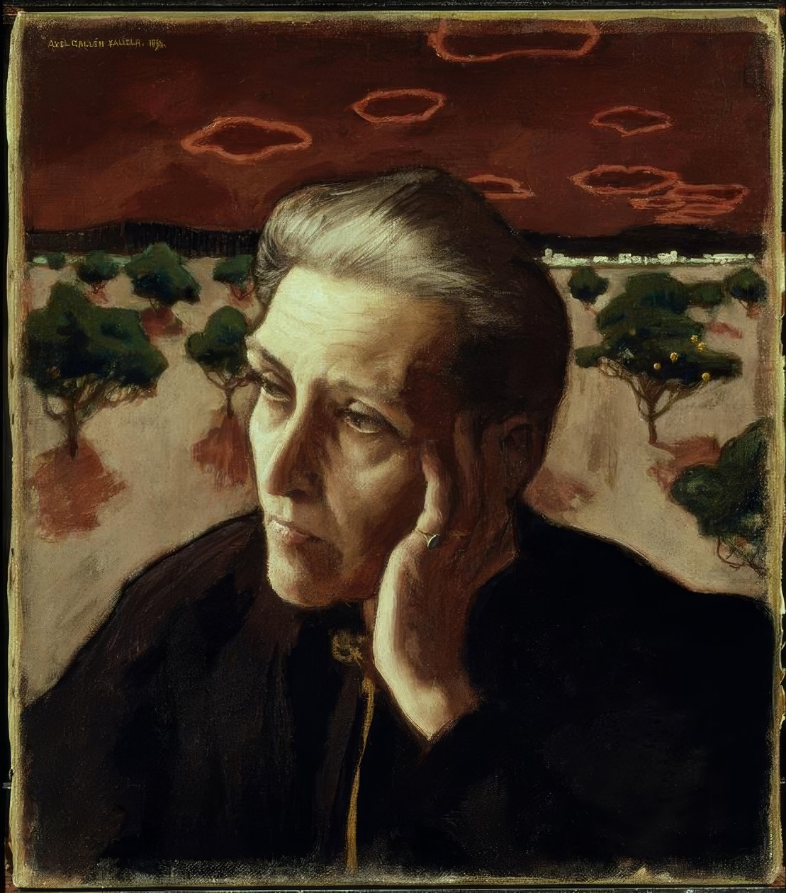 Die Mutter des Künstlers tekijältä Akseli Valdemar Gallen Kallela