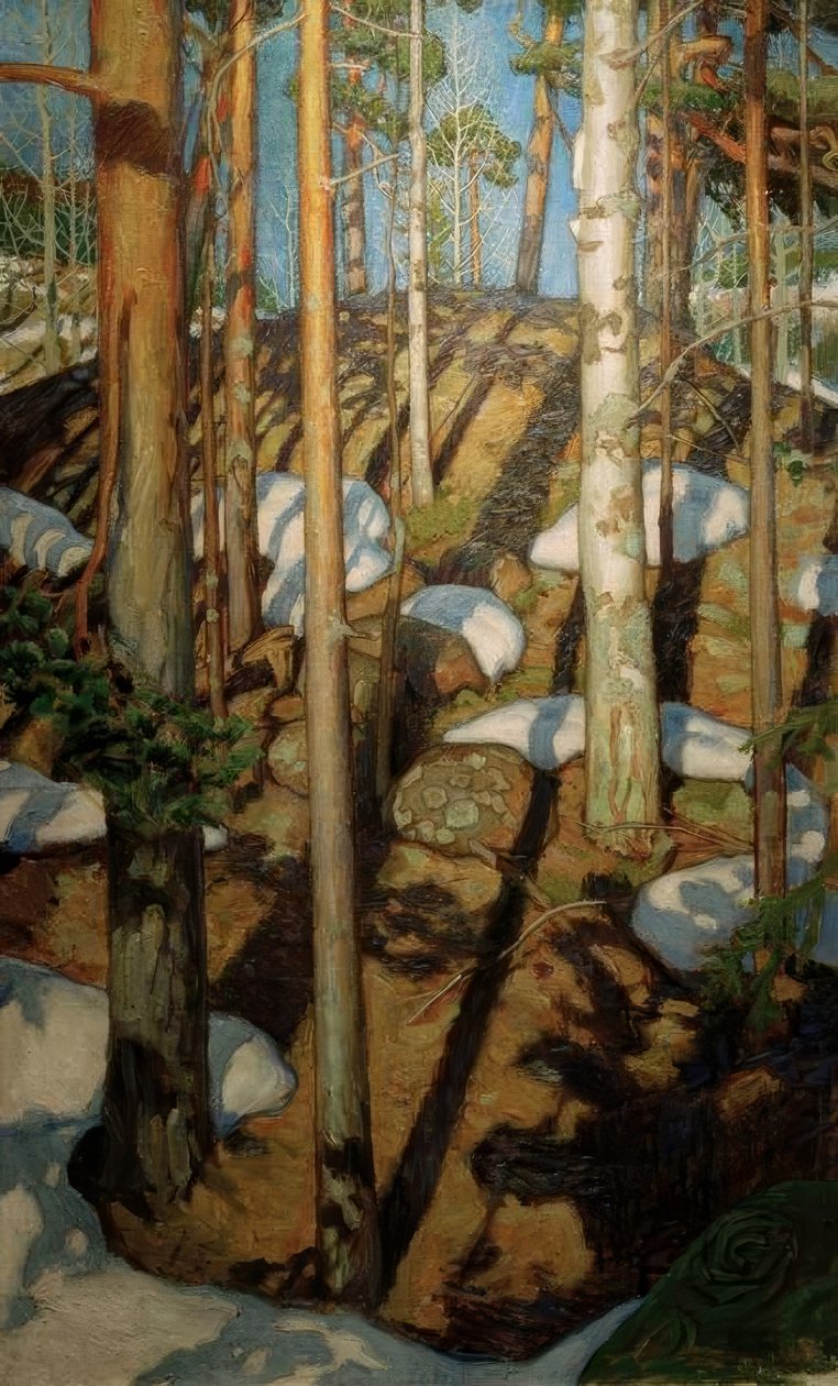 Frühling Kalelassa tekijältä Akseli Valdemar Gallen Kallela