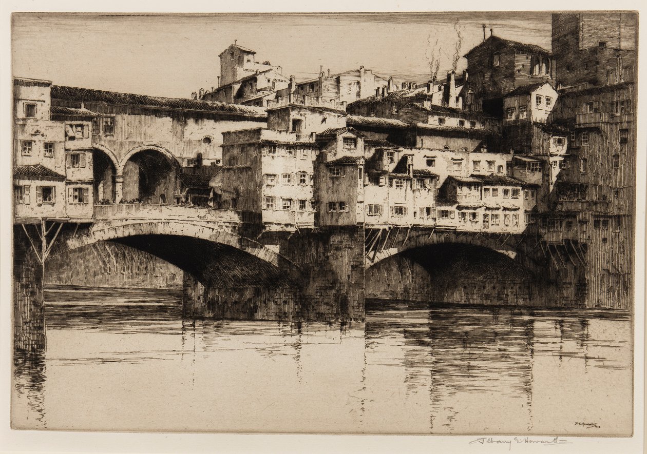 Ponte Vecchio, Firenze tekijältä Albany E. Howarth