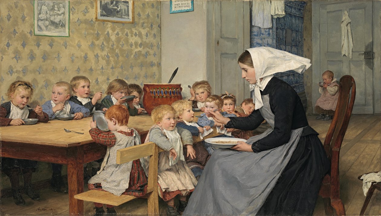 Päiväkoti I. tekijältä Albert Anker