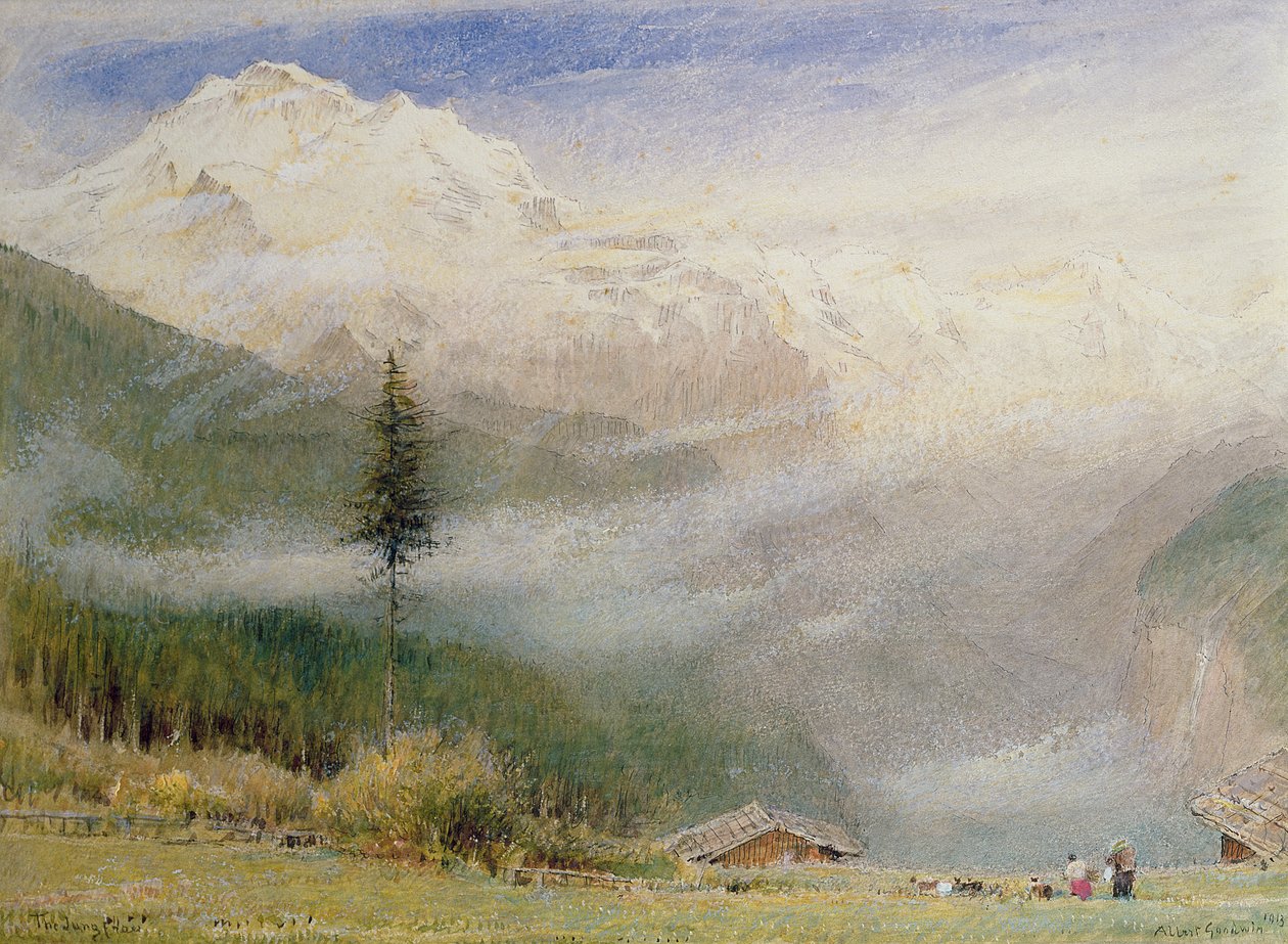 Jungfrau, 1913 tekijältä Albert Goodwin
