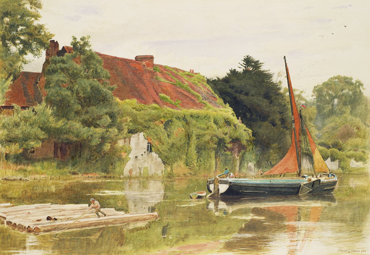 The Friars, Aylesford, Maidstone tekijältä Albert Goodwin