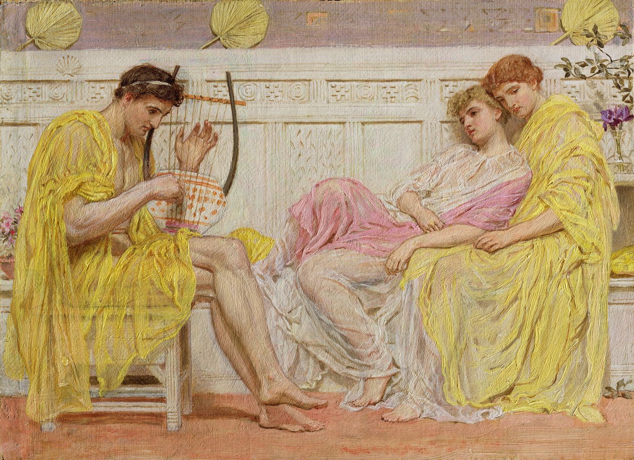 Muusikko, n. 1867 tekijältä Albert Joseph Moore