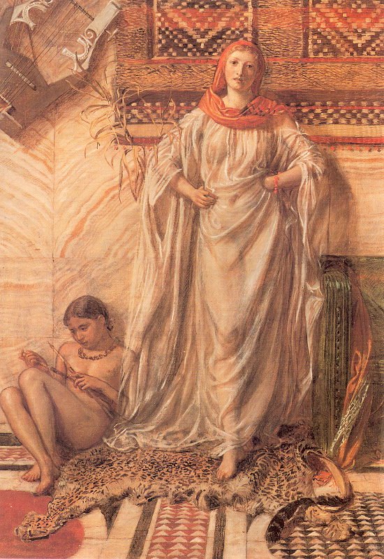 Tanssiva tyttö lepää tekijältä Albert Joseph Moore