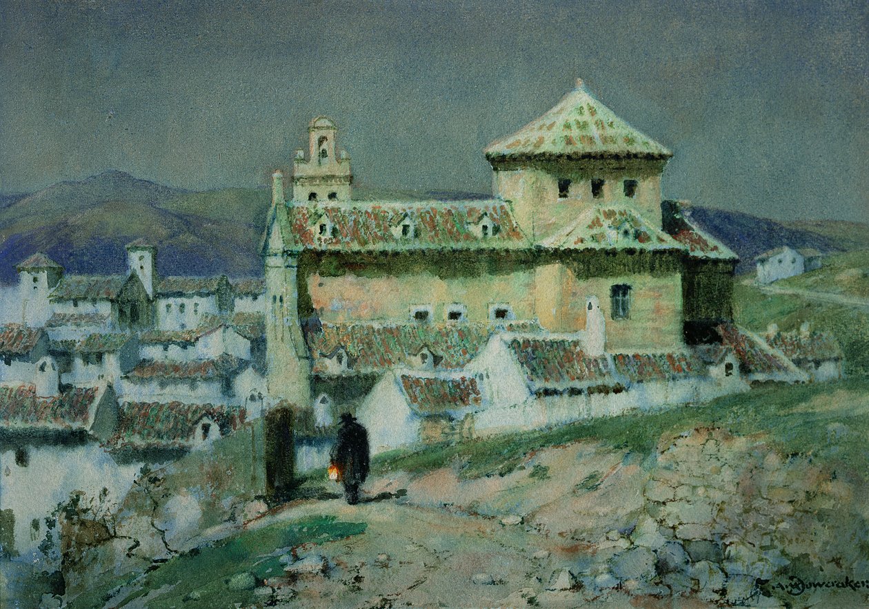 Inkarnaation luostari, Antequera, Espanja tekijältä Albert Moulton Foweraker