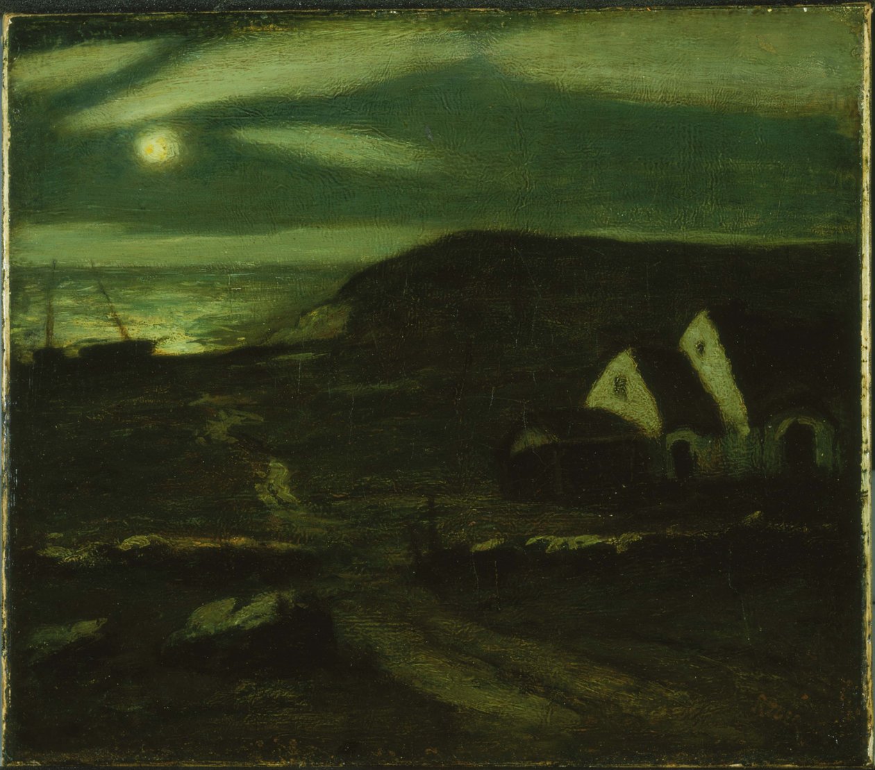 Kalastajan mökki tekijältä Albert Pinkham Ryder