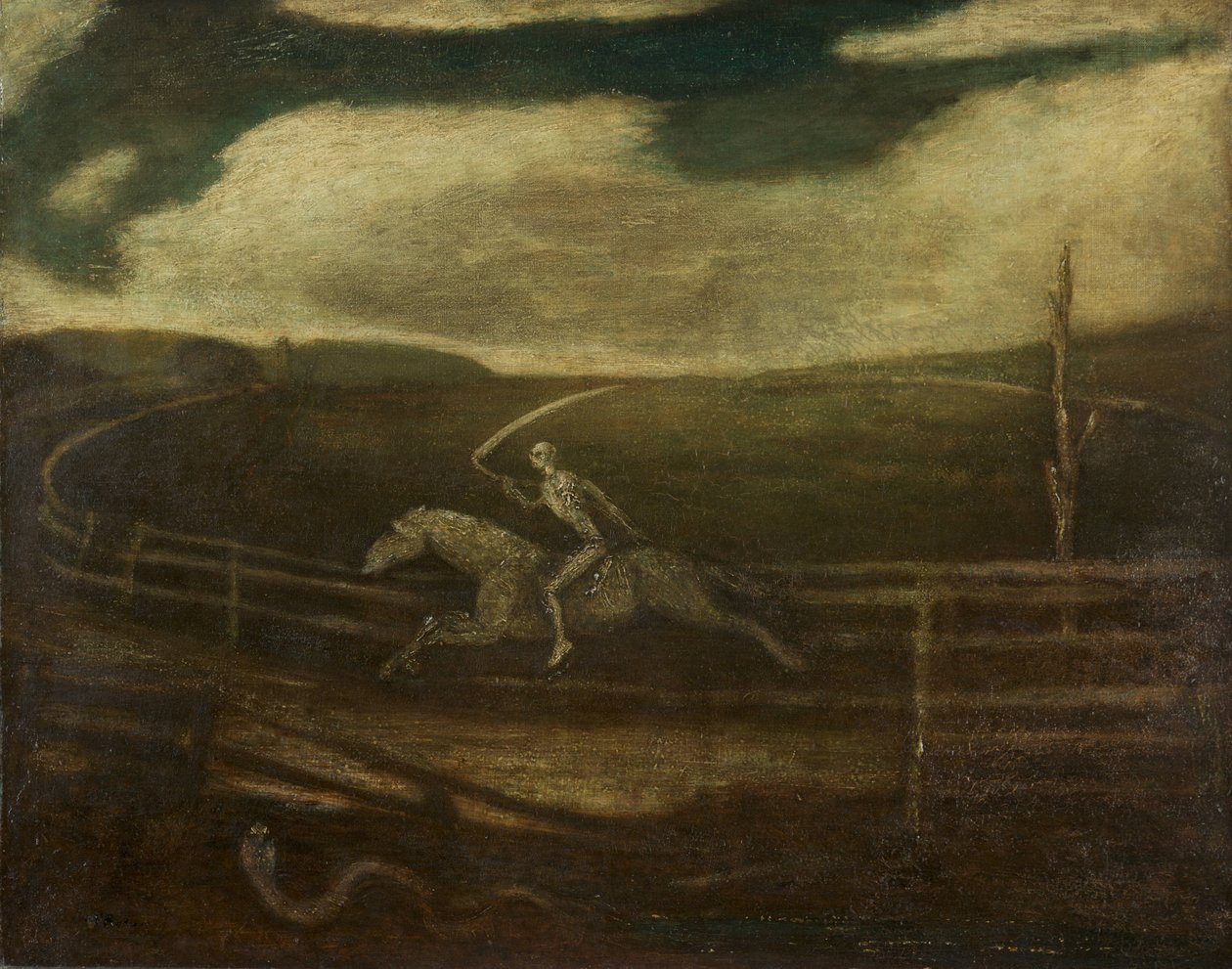 The Race Track (Kuolema kalpealla hevosella) tekijältä Albert Pinkham Ryder