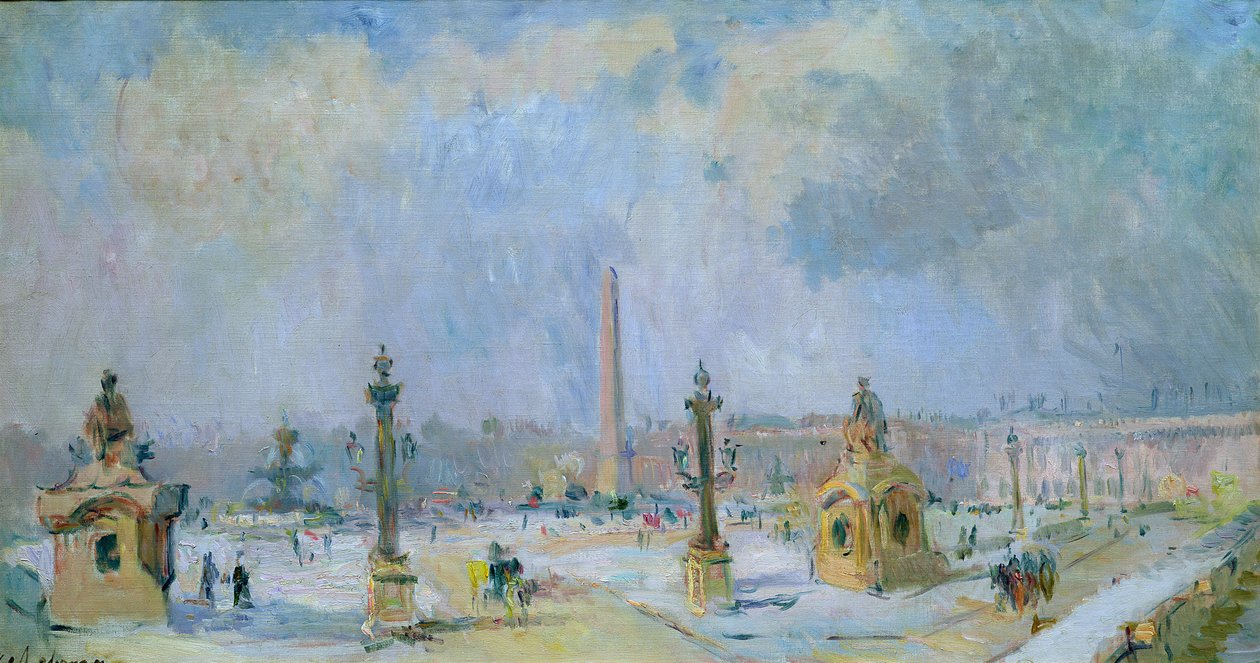 Place de la Concorde, Pariisi tekijältä Albert Charles Lebourg