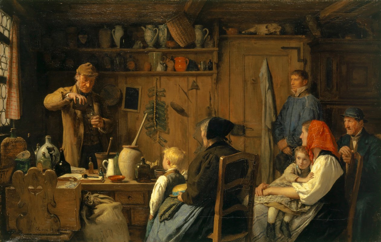 Quack I, 1879 tekijältä Albert Anker