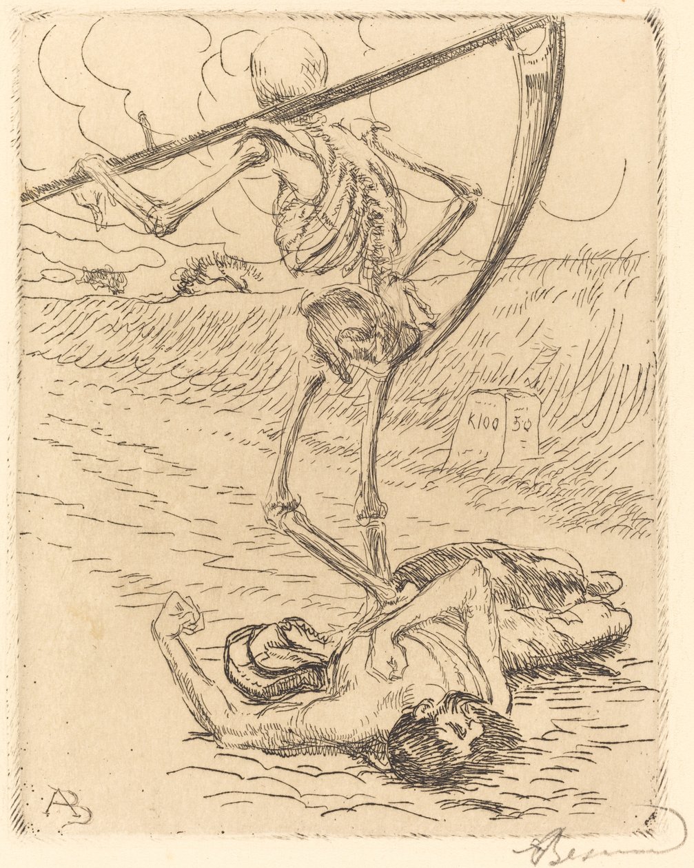 Välinpitämätön (välinpitämätön) tekijältä Albert Besnard