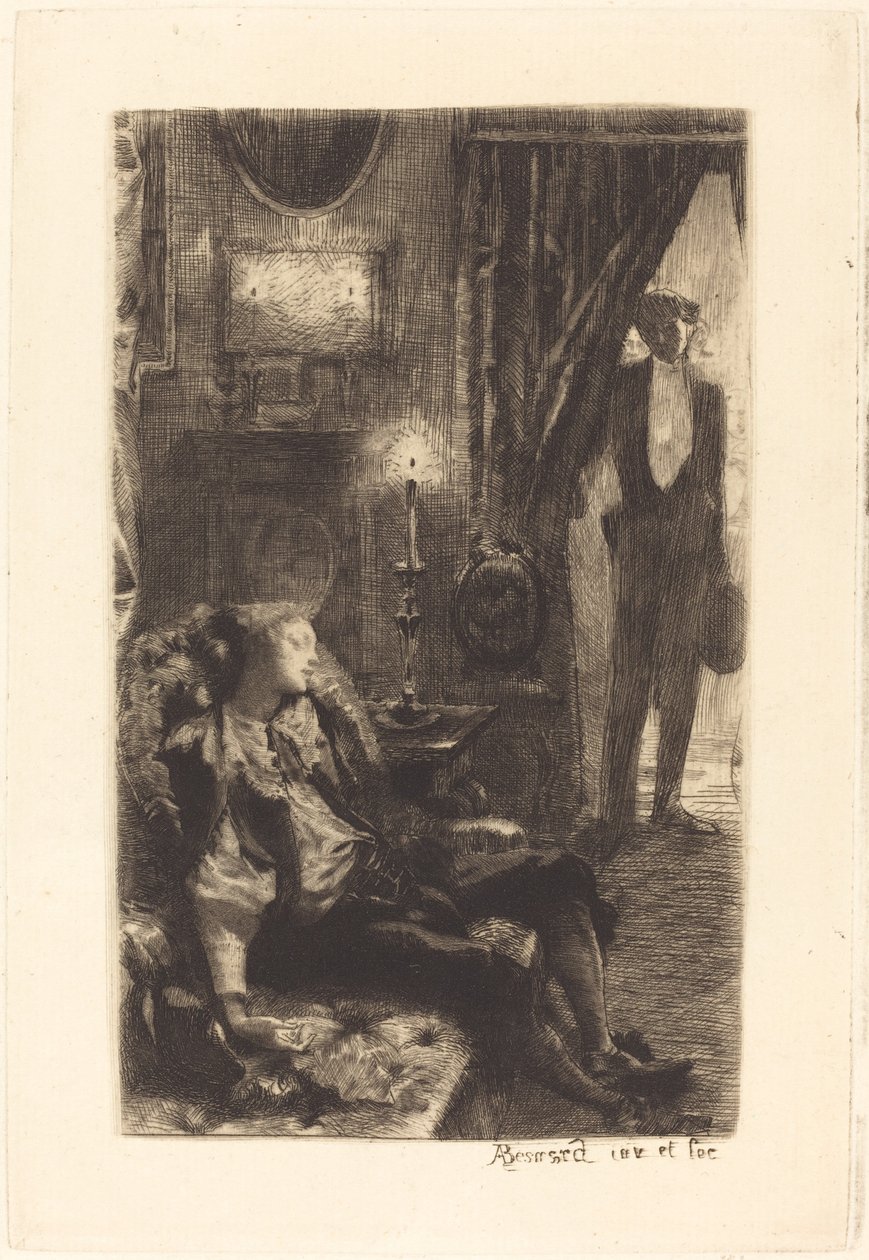 Iza nukkuu tekijältä Albert Besnard