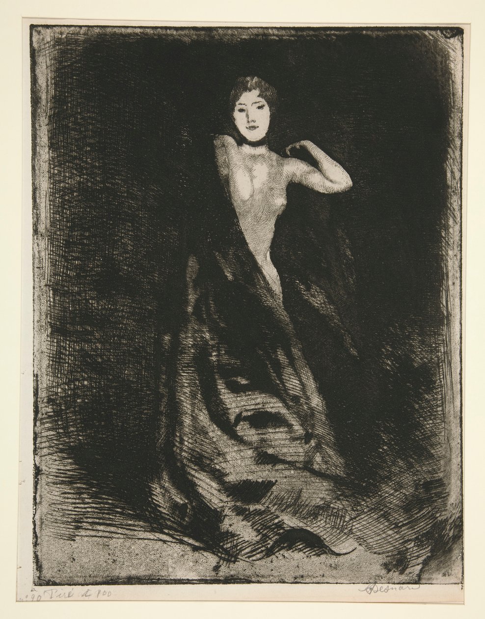 Nainen (etukappale) tekijältä Albert Besnard