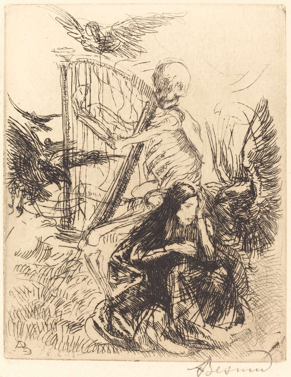 Muusikko tekijältä Albert Besnard