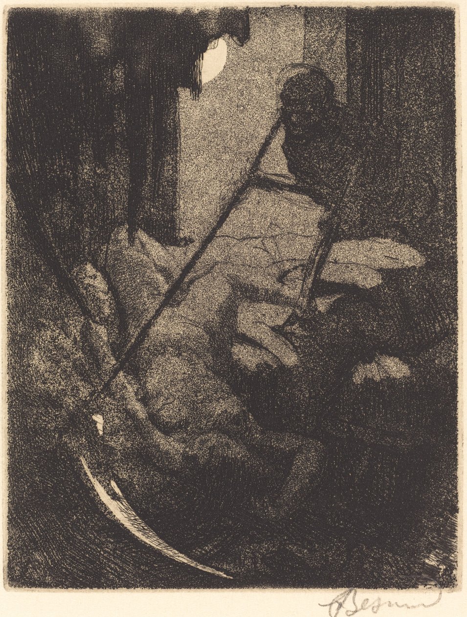 Mysteeri (Le mystère) tekijältä Albert Besnard