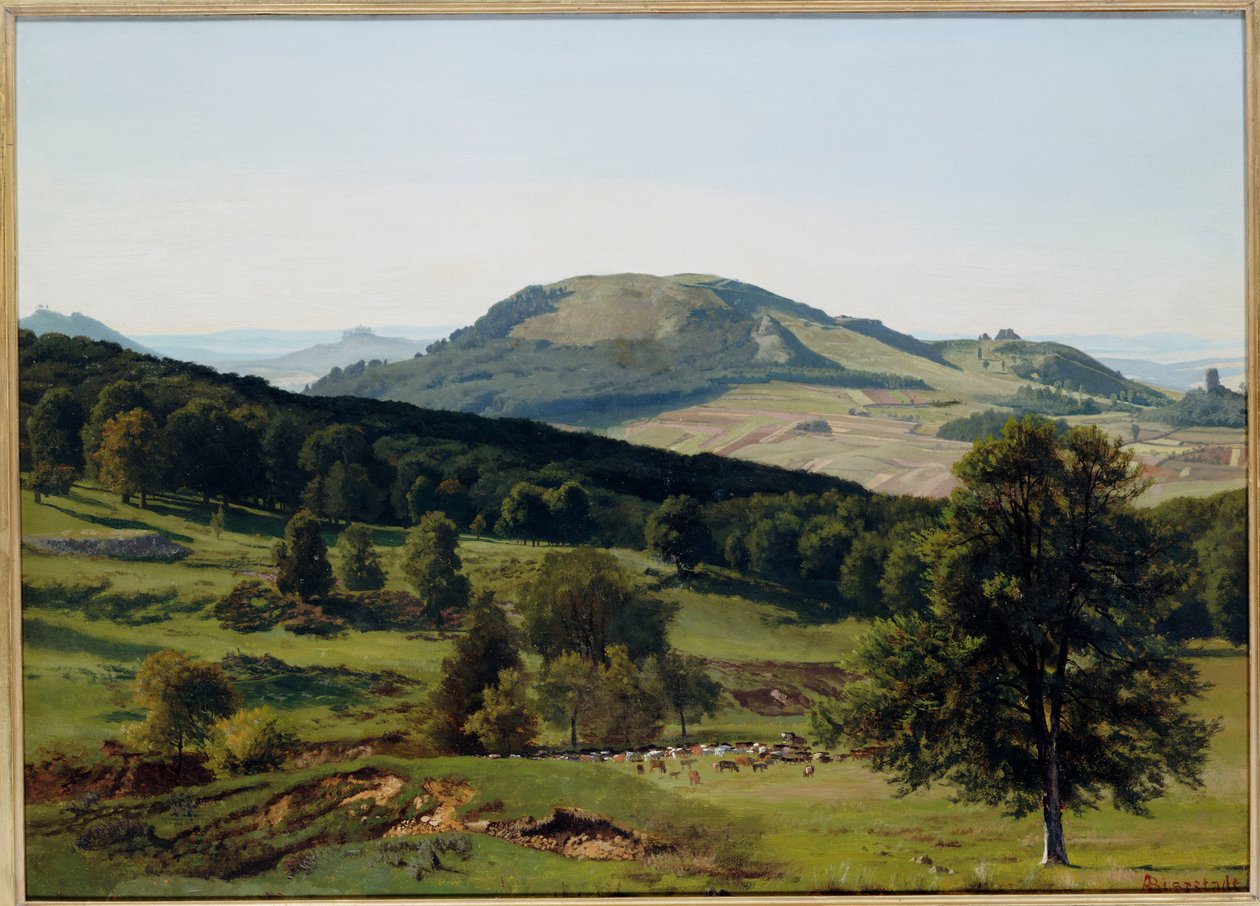 Maisema - Hill ja Dale tekijältä Albert Bierstadt