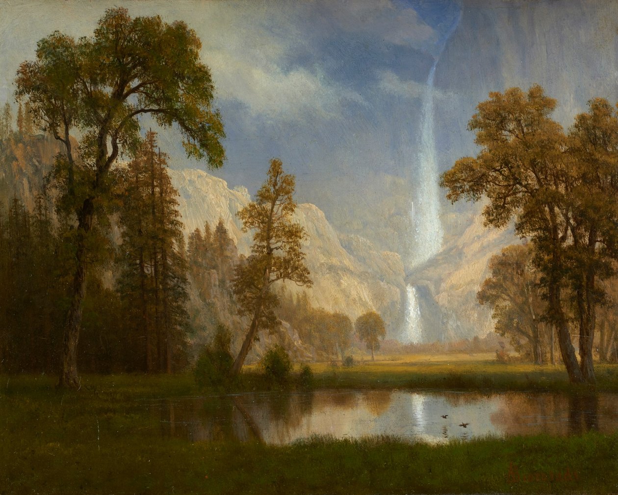 Yosemiten putoukset tekijältä Albert Bierstadt