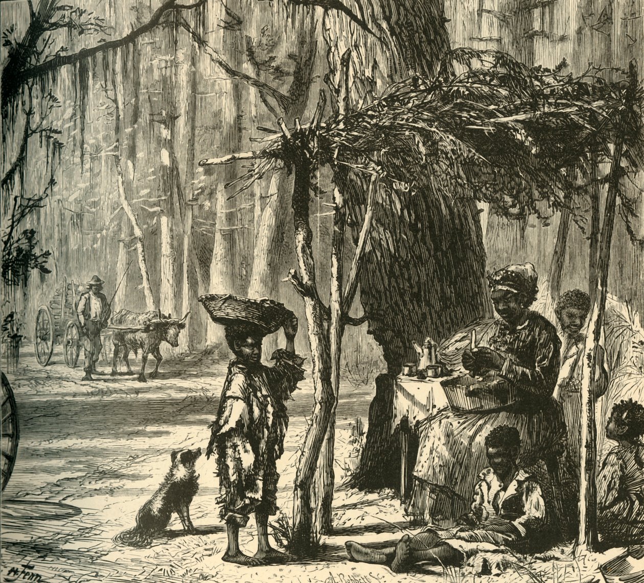 Tienvarsikohtaus Charlestonia lähellä, 1872. tekijältä Albert Bobbett