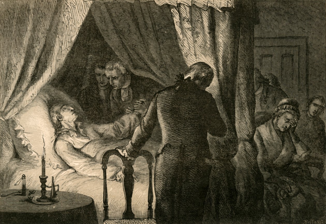 Washingtonin kuolema, 1877. tekijältä Albert Bobbett