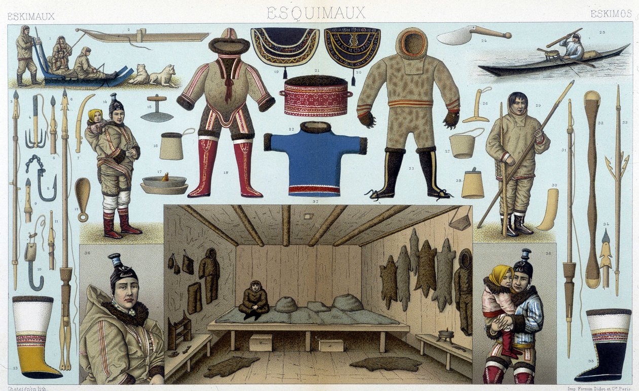 Kuvitus: A. Racinet (1872). tekijältä Albert Charles August Racinet