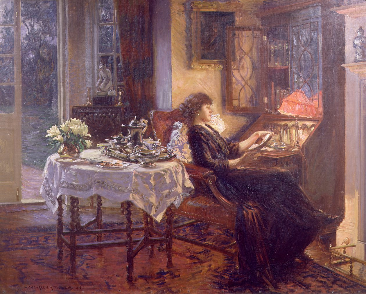 Hiljainen tunti, 1913 tekijältä Albert Chevallier Tayler