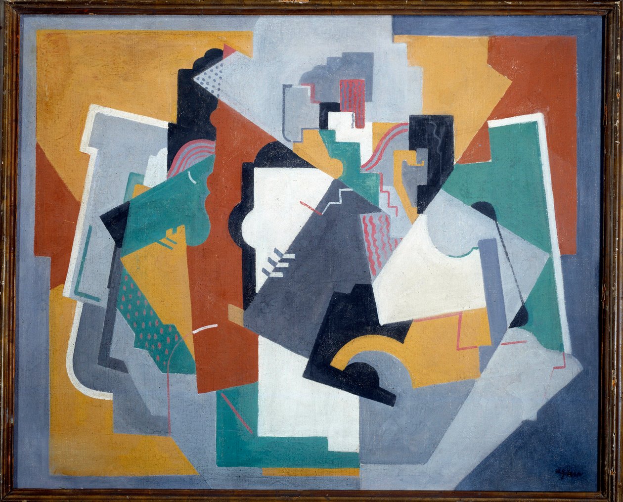 Sävellys, 20. vuosisata (öljy kankaalle) tekijältä Albert Gleizes