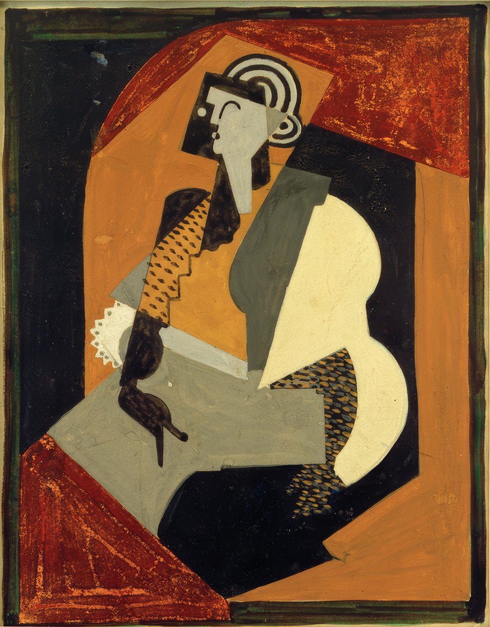 Istuva nainen tekijältä Albert Gleizes