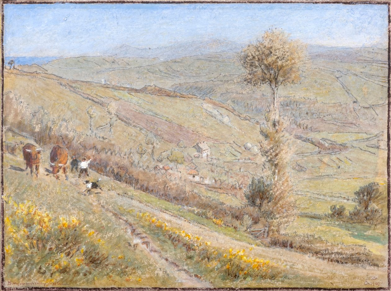 Berryharbourin laakso, N.Devon tekijältä Albert Goodwin
