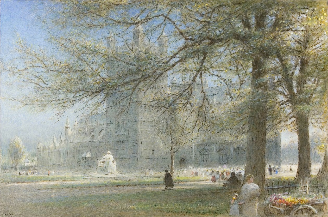Exeterin katedraali tekijältä Albert Goodwin