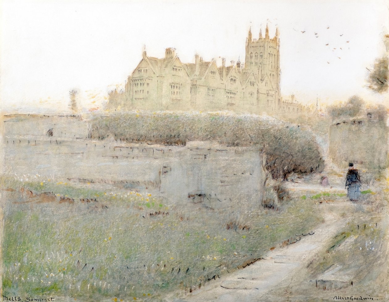 Mells, Somerset tekijältä Albert Goodwin