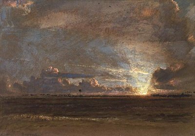 Länsi-Intian auringonlasku, Barbados tekijältä Albert Goodwin
