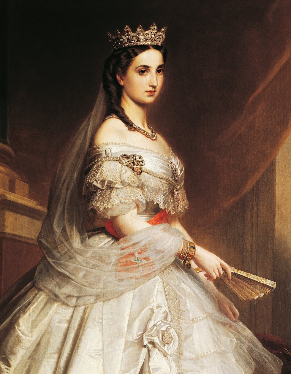 Muotokuva Charlotte Saxe-Coburg-Gothan (Laeken) tekijältä Albert Graefle