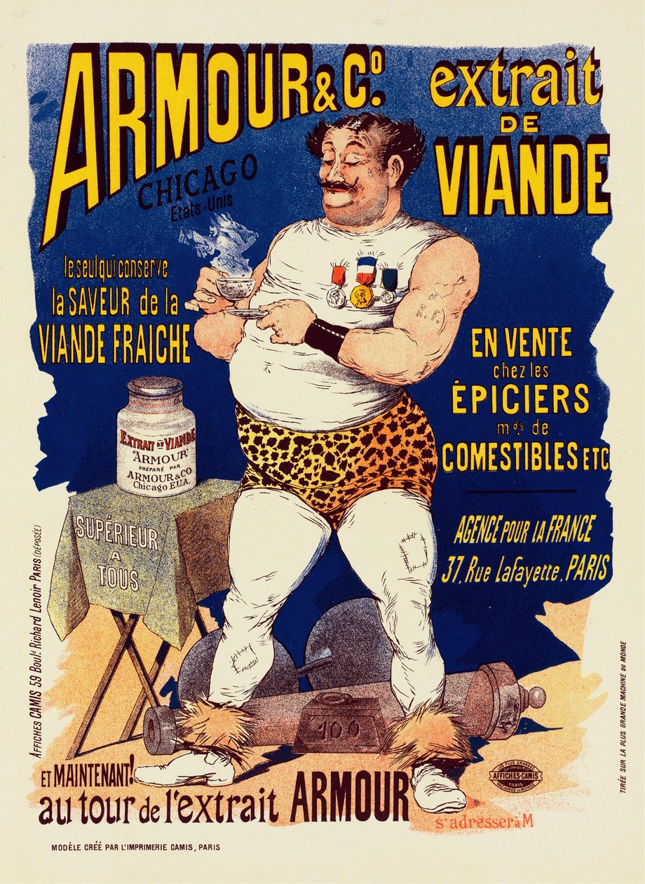 Armor & Co. Lihauute, 1891. tekijältä Albert Guillaume
