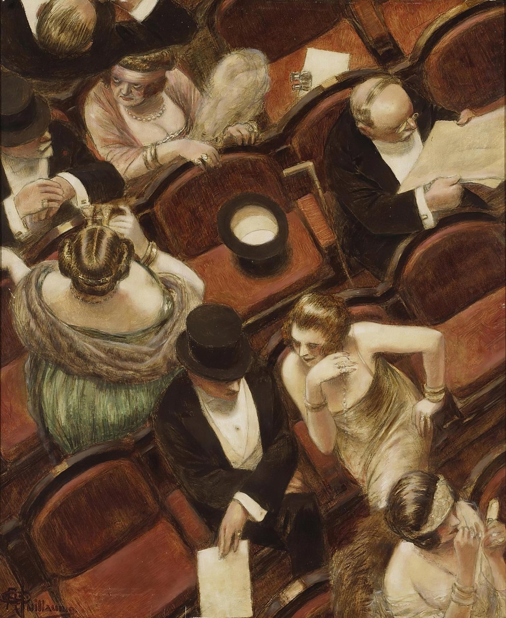 Teatterissa. tekijältä Albert Guillaume