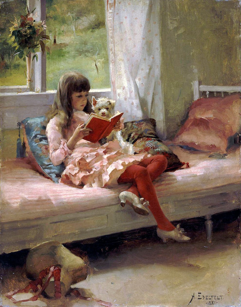 Hyvät ystävät, 1881. tekijältä Albert Gustaf Aristides Edelfelt
