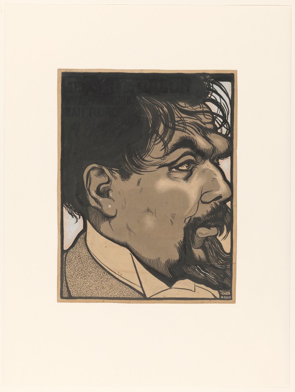 Jan Tooropin muotokuva tekijältä Albert Hahn (I)