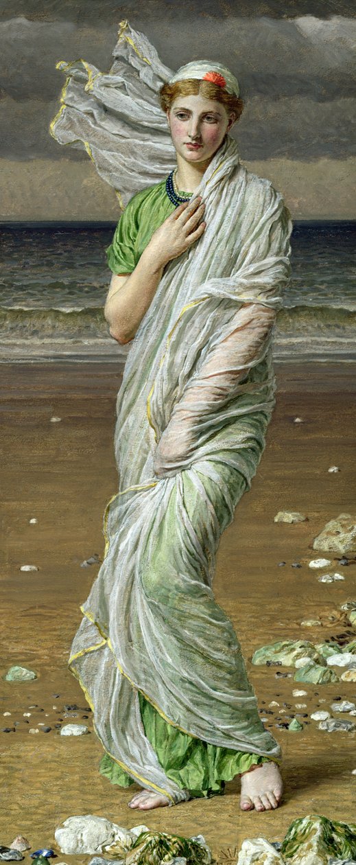 Seashells (öljy kankaalle) tekijältä Albert Joseph Moore