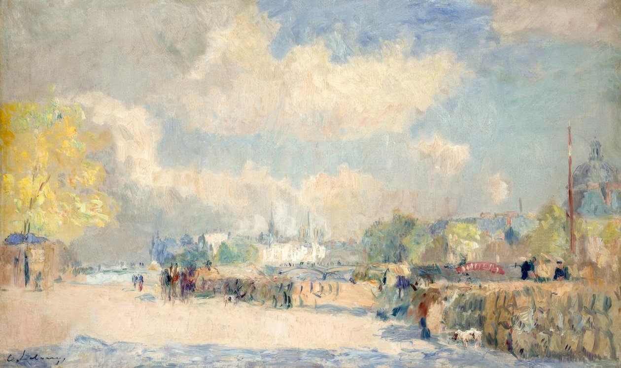 Quai du Louvre tekijältä Albert Lebourg