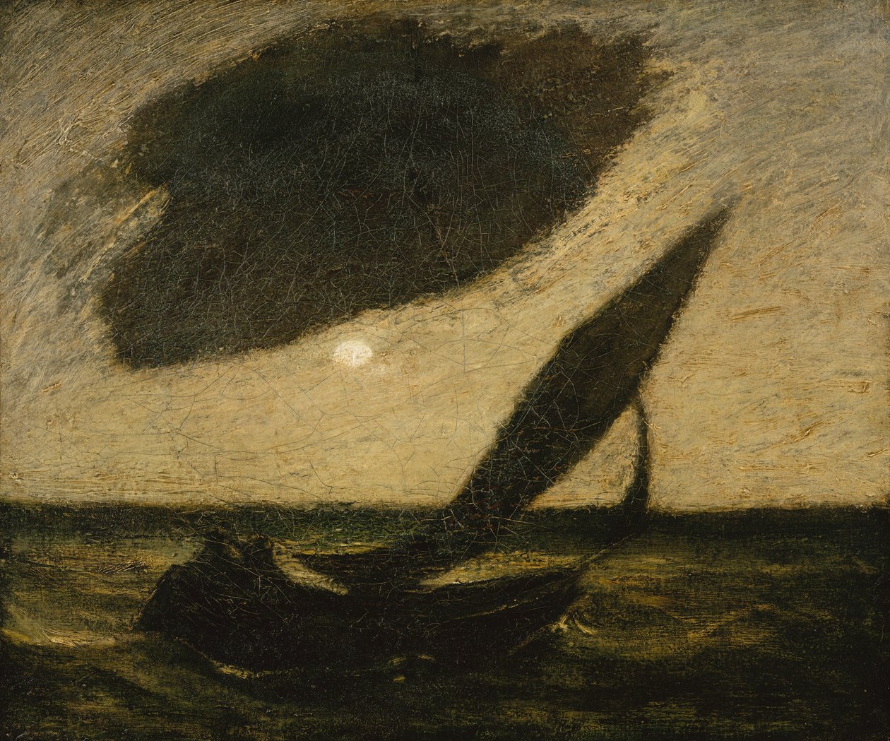 Pilven alla, n. 1900. tekijältä Albert Pinkham Ryder