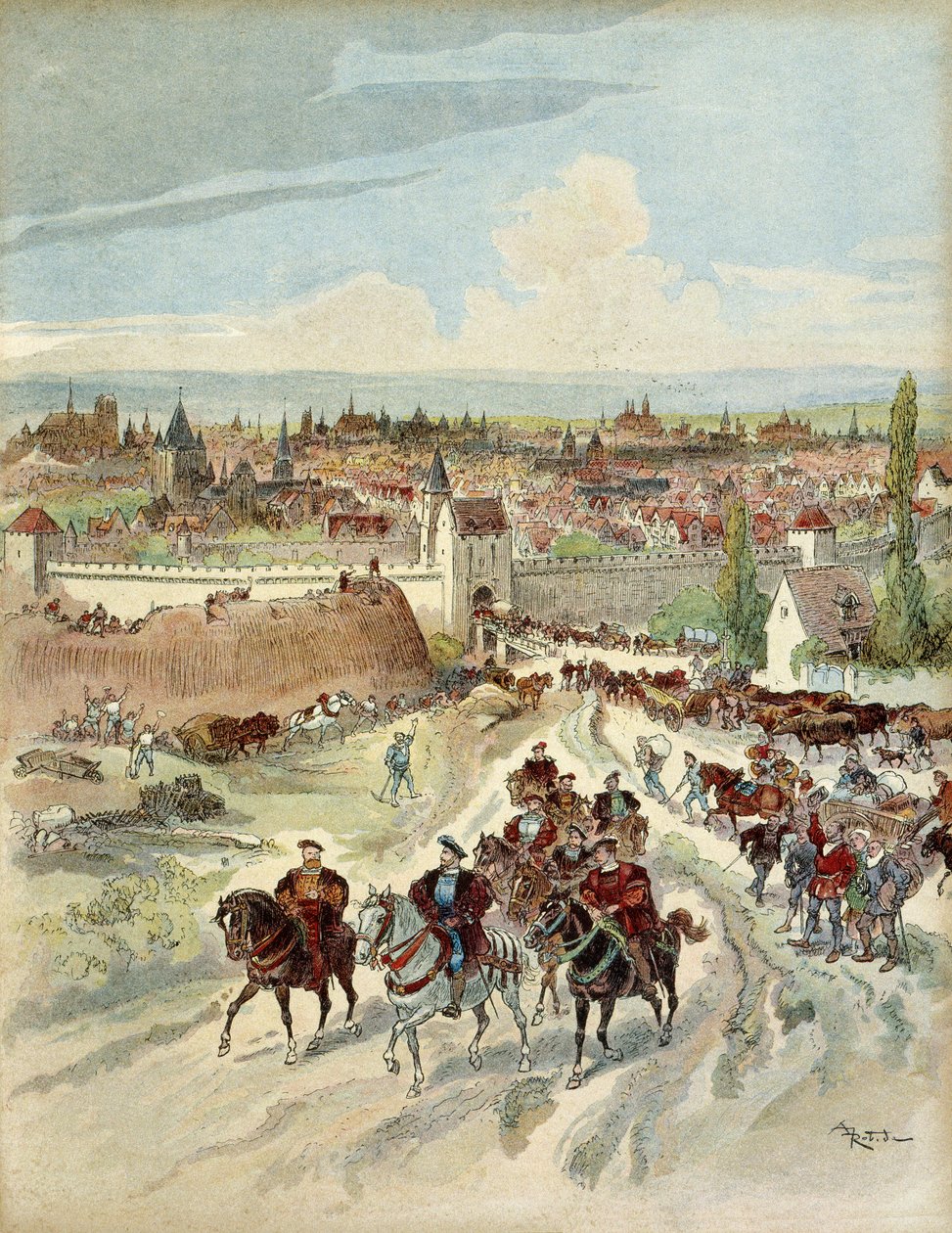 Francois 1 tekijältä Albert Robida