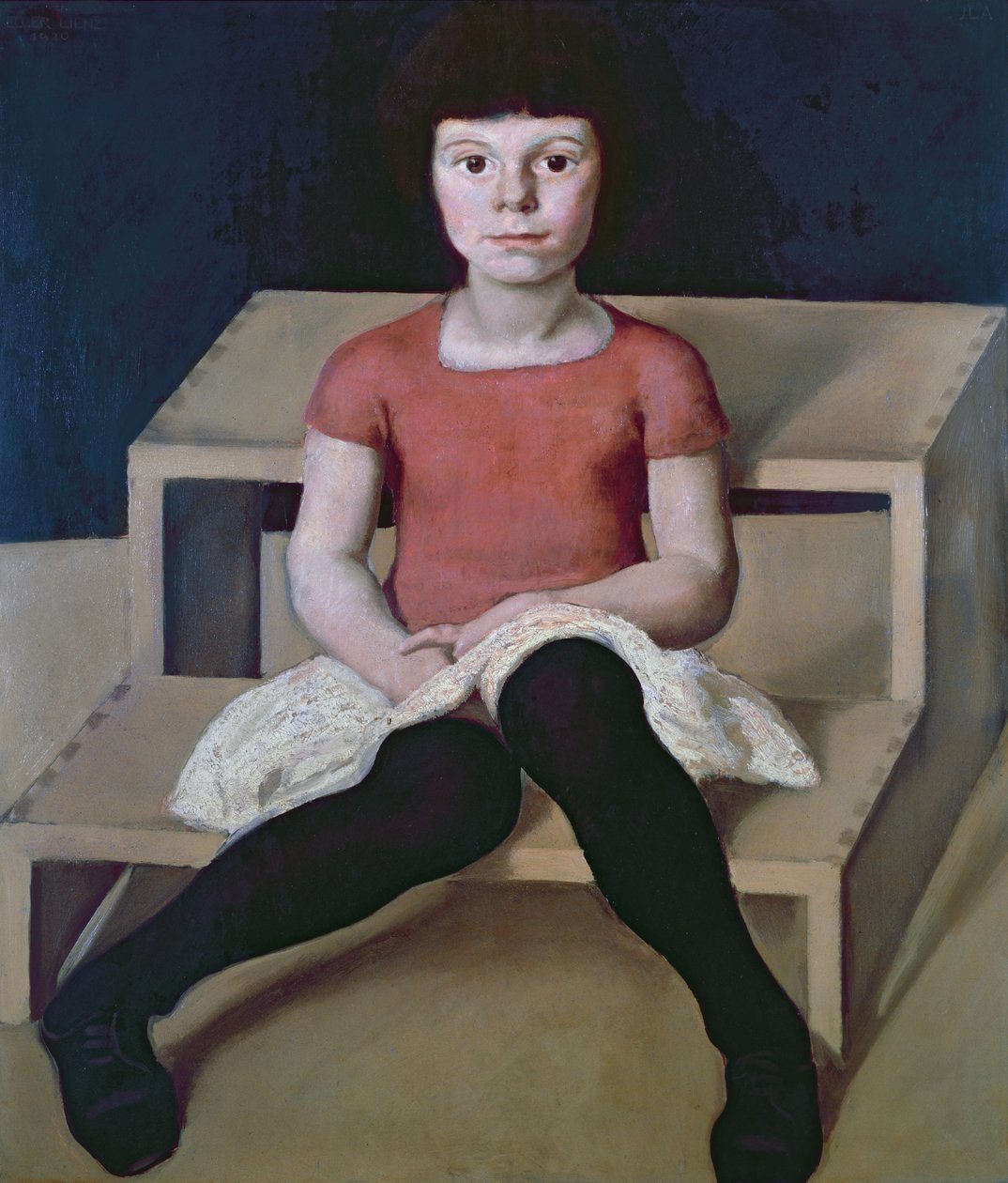 Taiteilijan nuorin tytär, 1920 tekijältä Albin Egger Lienz