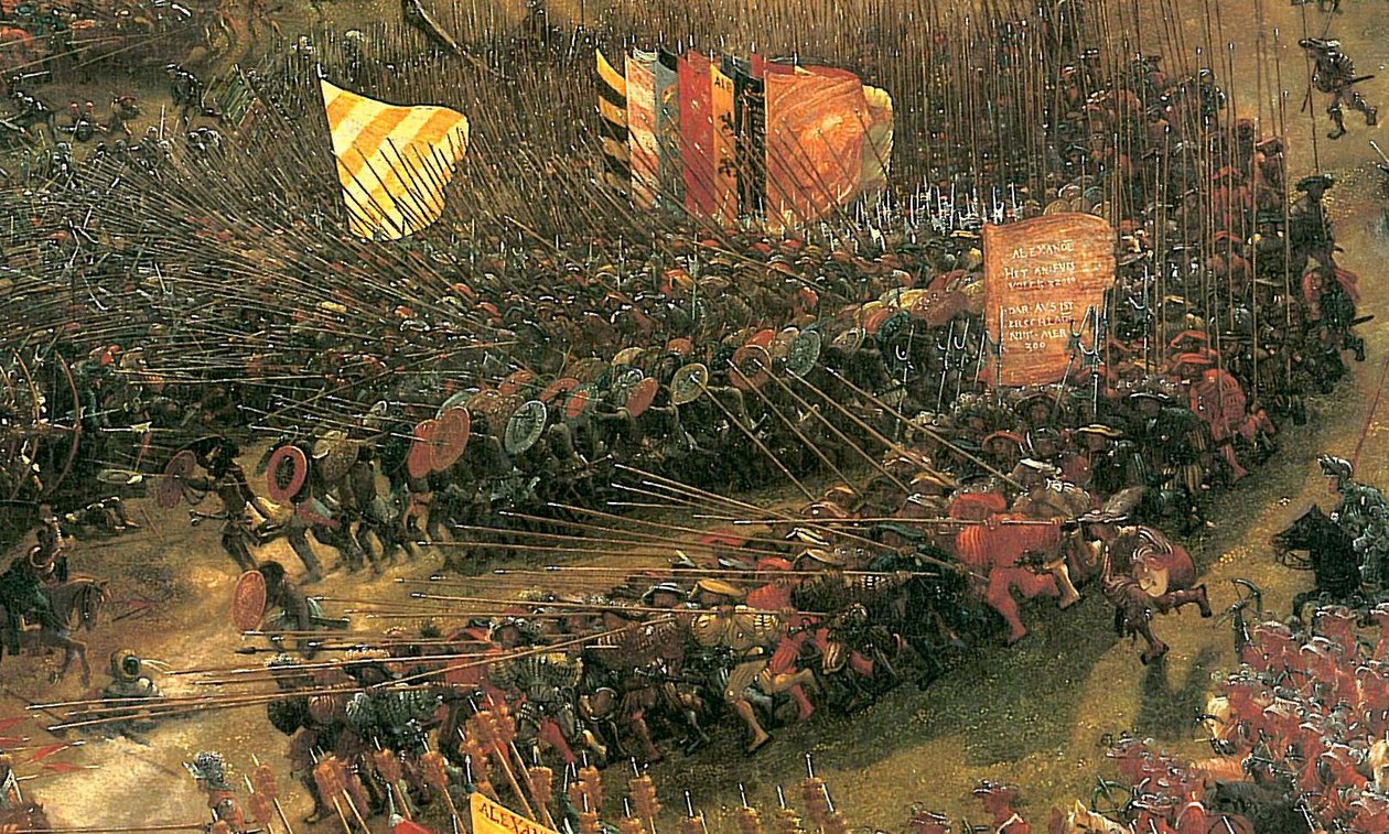 Battle of Issus (Yksityiskohta) tekijältä Albrecht Altdorfer