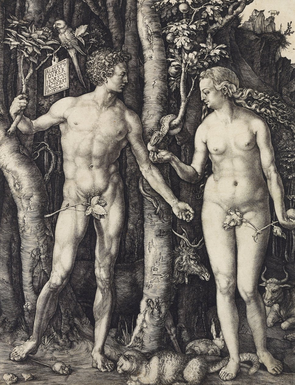 Aatami ja Eeva tekijältä Albrecht Dürer
