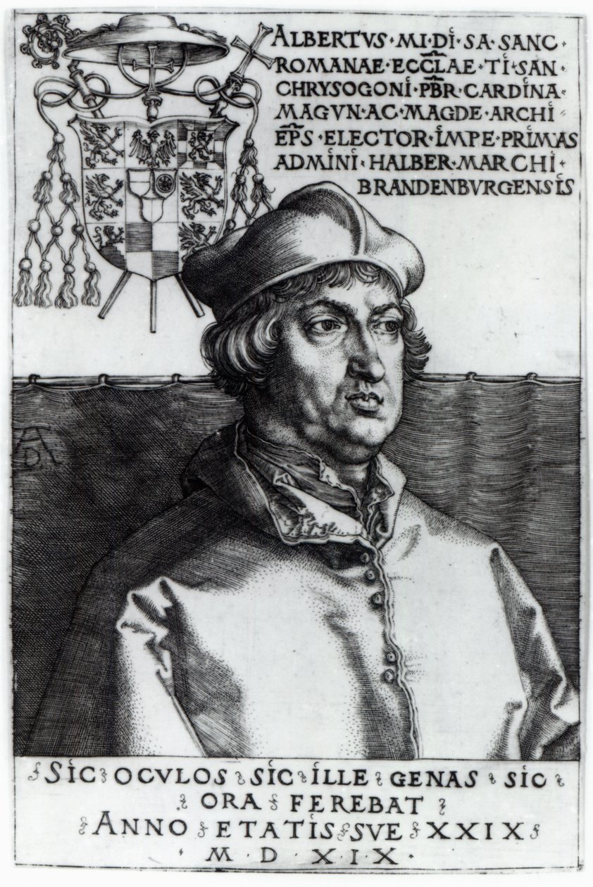 Albrecht Brandenburgilainen, 1519 tekijältä Albrecht Dürer